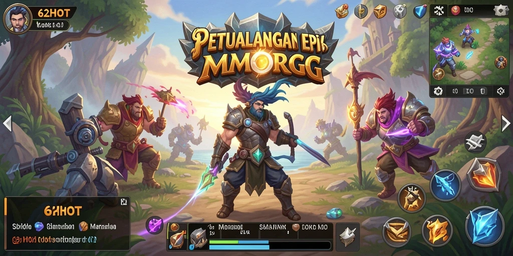 Gameplay epik di dunia fantasi 62HOT yang menakjubkan.