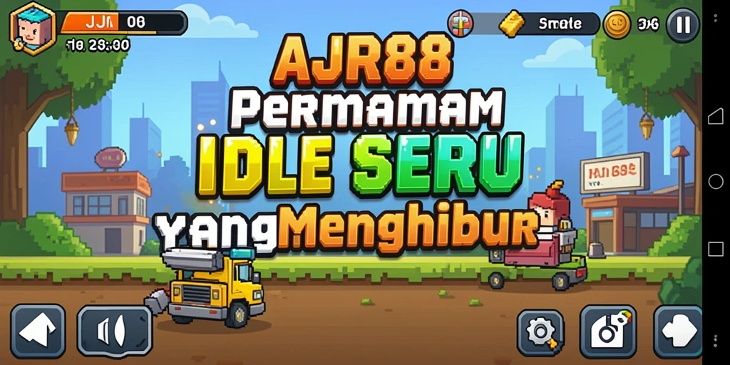 Tampilan gameplay menarik dari AJR88 dengan fitur Idle yang memudahkan.