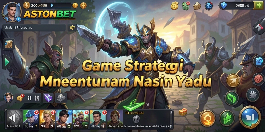 Tangkapan layar menunjukkan pertempuran strategis dalam gameplay SLG.