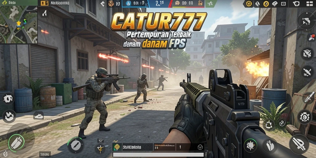Tangkapan layar menampilkan aksi mendebarkan dalam game FPS.