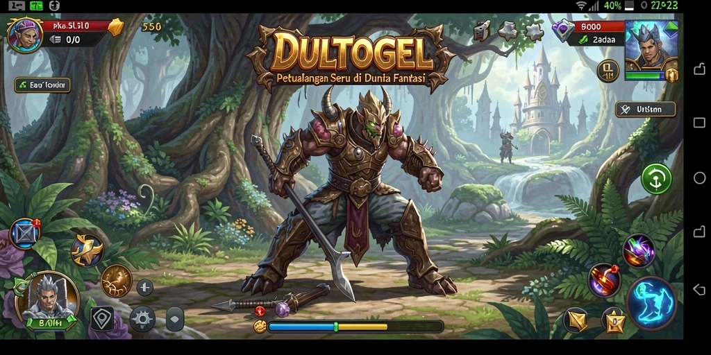 Tampilan menakjubkan dari gameplay <strong>DULTOGEL</strong> saat menjelajahi dunia petualangan.