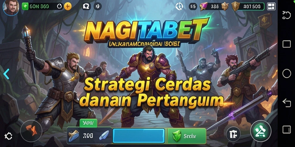 Tampilan gameplay NAGITABET yang penuh strategi.