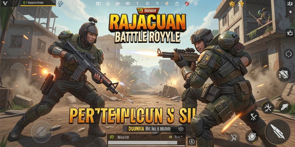 Gameplay mendebarkan di arena pertempuran RAJACUAN.