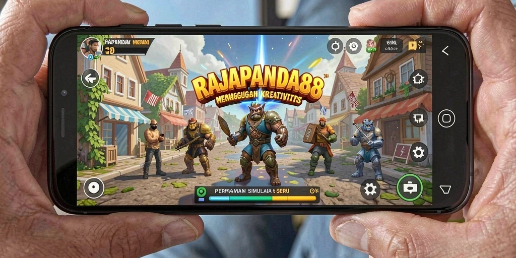 Tampilan menarik dari gameplay RAJAPANDA88 yang penuh warna.
