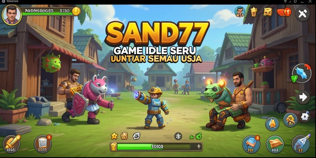 Tampilan gameplay SAND77 yang menarik dan menghibur.