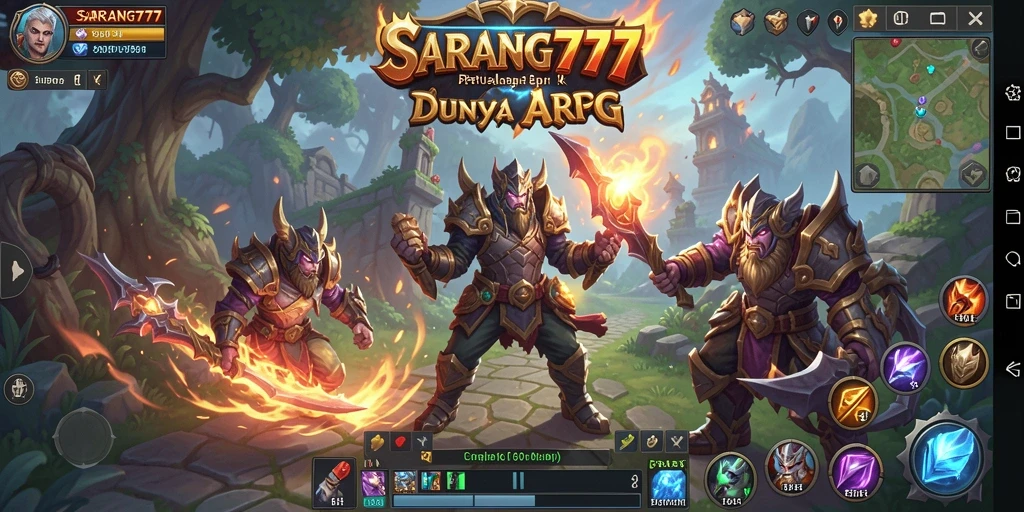Tampilan menarik dari pertempuran seru di SARANG777.