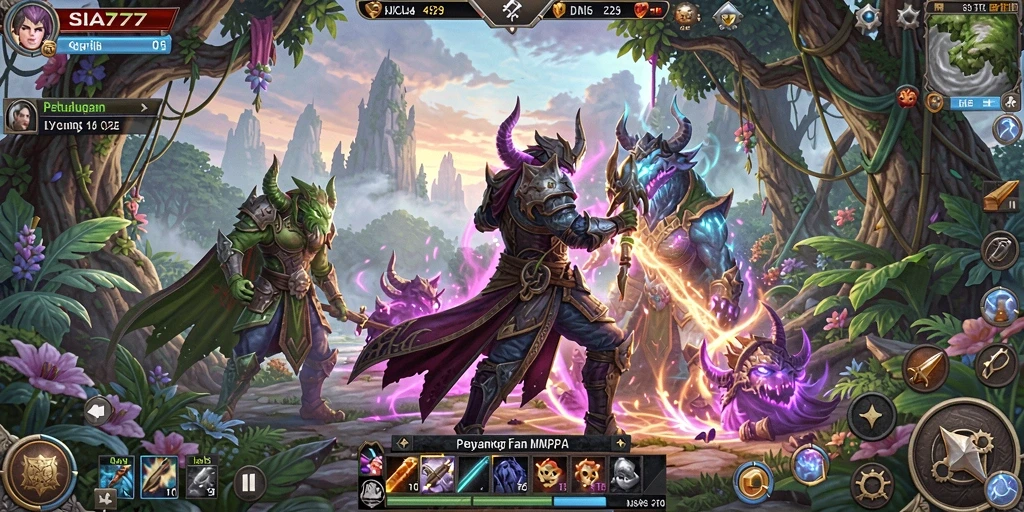 Tampilan gameplay memukau di dunia fantasi SIA777.