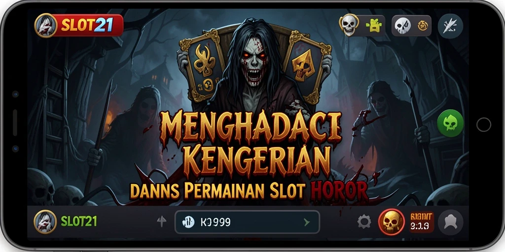 Screenshot menampilkan gameplay kengerian yang memikat di SLOT21.